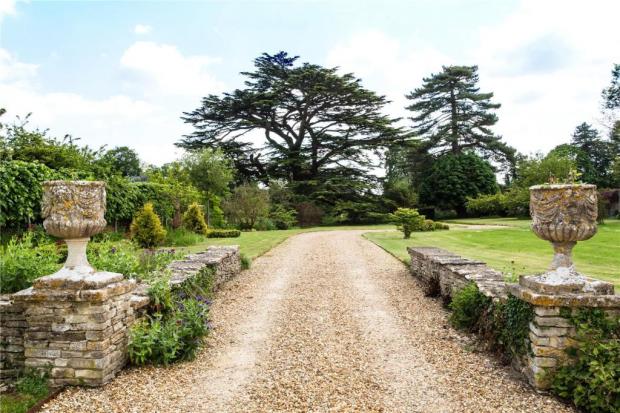 The Wiltshire Gazette and Herald: Luckington Court's driveway