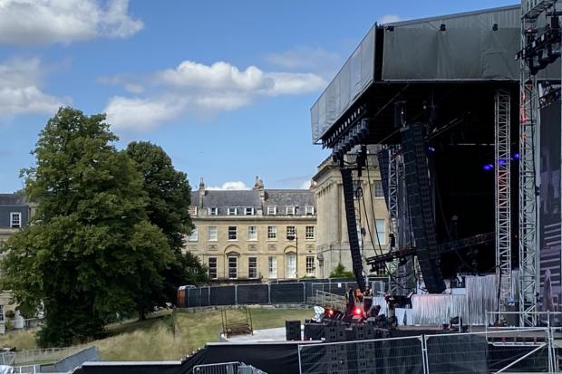 Grammy award-winning global megastar Michael Bublé is not far from Wiltshire this weekend as he is set to perform at the iconic Royal Crescent.