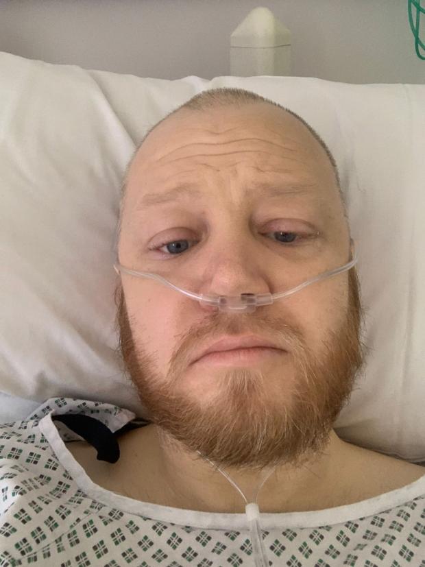 The Wiltshire Gazette and Herald: Stephen Todman post surgery