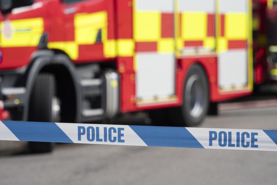 Berwick St Leonard: Fire engine leaves road as it responds to crash 