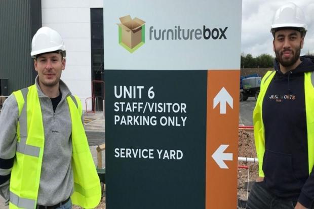 Furniturebox co-founders Monty George (left) and Dan Beckles (right) are proud of their achievements. Photo: Furniturebox