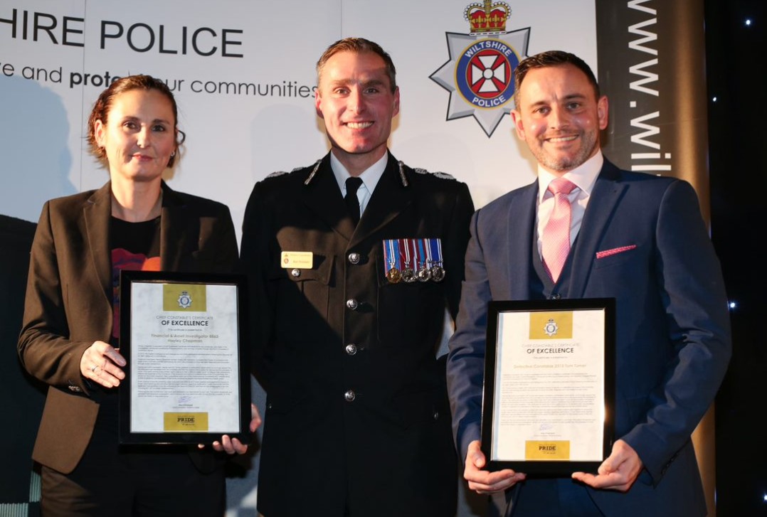 Wiltshire Police officers honoured for cracking cryptocurrency scheme | The Wiltshire Gazette and Herald - Vimarsana News