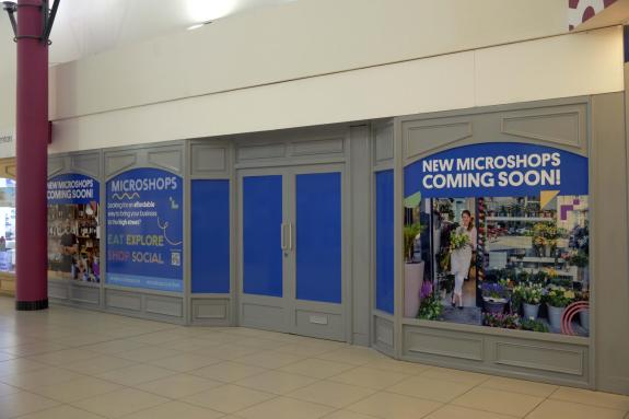 The Wiltshire Gazette and Herald: The new micro-shops in The Shires shopping centre in Trowbridge will open on Thursday, July 6. Photo: Trevor Porter 69955-2 The Wiltshire Gazette and Herald: The new micro-shops in The Shires shopping centre in Trowbridge will open on Thursday, July 6. Photo: Trevor Porter 69955-2
