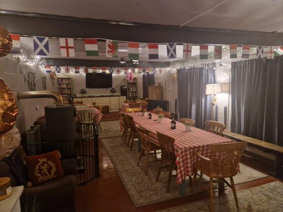 The Wiltshire Gazette and Herald: The clubroom inside the Bradford-on-Avon pub. The Wiltshire Gazette and Herald: The clubroom inside the Bradford-on-Avon pub.