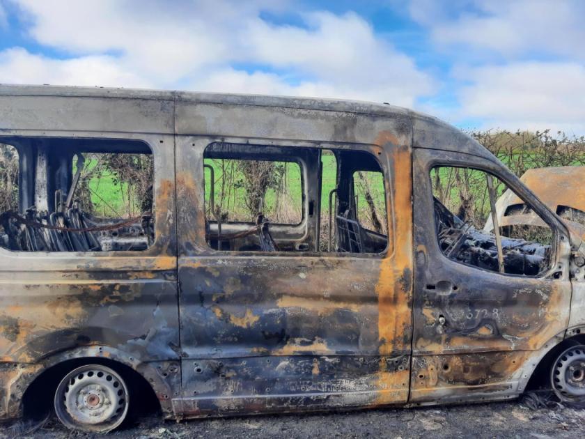 Police appeal as Grafton minibus set on fire for second time 