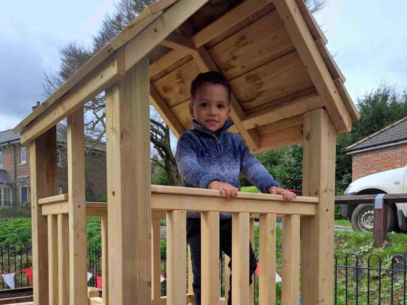 Marlborough Mayor opens refurbished Wye House play park 