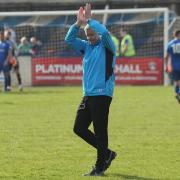Mark Collier during Chippenham Town's 2-0 win over Truro City. Picture: ROBIN FOSTER