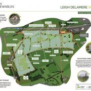 The Leigh Delamere solar farm site from Eden Renewables