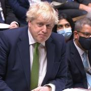 Prime Minister Boris Johnson speaks during Prime Minister's Questions . Photo credit should read: House of Commons/PA Wire.
