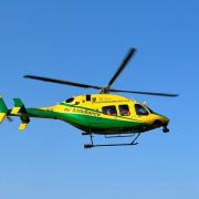 The Wiltshire Air Ambulance was on the scene