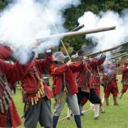 Musketeers go into battle. Photo :Trevor Porter 68177-9