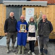 Cameron Naughton's farm won the RSPCA'S award for 