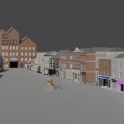 Devizes Market Place in the game