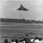 Concorde returned to Fairford in1985 for the air tattoo