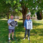 Chris Niker and Jane Cattelona are against the plans