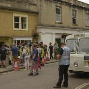 Filming for Disney's rivals on Corsham High Street