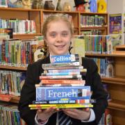Megan Urmston from Abbeyfield School was named Pupil Library Assistant of the Year