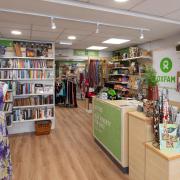 The inside of the renovated Oxfam store