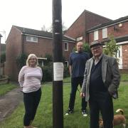 Residents have objected to the recent installation of a pole in Marlborough