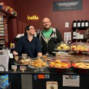 Denise and Neil Rodwell at Retro Relics Games Cafe
