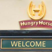 The wanted thief was arrested at a Hungry Horse pub in Chippenham.