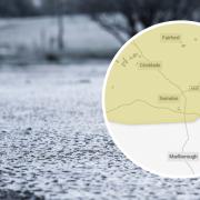 A weather warning has been issued for parts of Wiltshire on Sunday