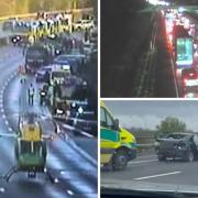 There have been four crashes on the M4 within days