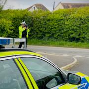 Police officers carried out checks in five different locations