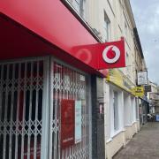 The Vodafone store in Devizes
