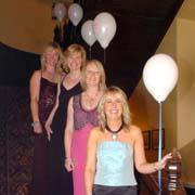 BALL: Clair Webb, Helen Penfold, Tracey Moore and Penny Trusler (19323/2 NW)