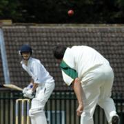 Calne bowl to Purton in the U15 Division Two match on Sunday
