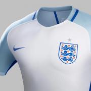 Kick of the Euro 2016 tornament with the official England shirt