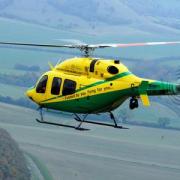 A woman who was airlifted from the scene of a crash has died