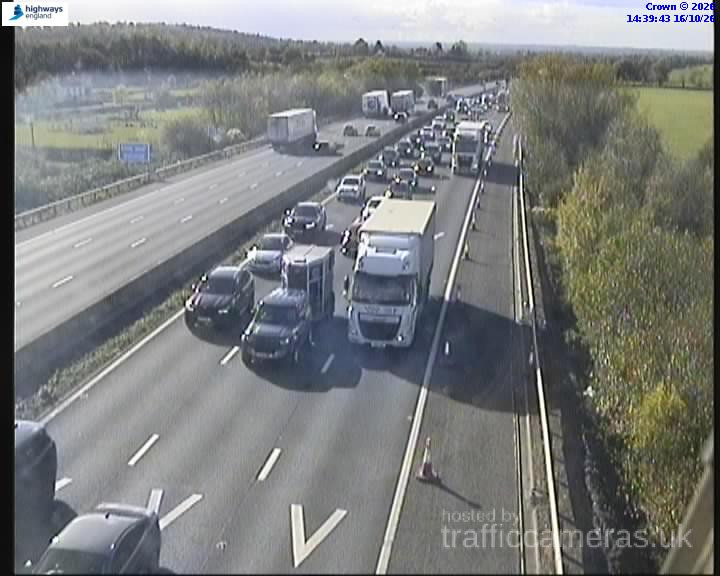 Vehicle fire on M4 causes severe traffic delays
