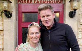 Gordon Ramsay visited Fosse Farmhouse B&B in Nettleton, near Castle Combe