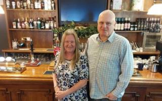 Julie and Martin Crane at The Crown in Devizes