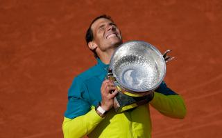 Rafael Nadal won his 14th French Open title in 2022 (Christophe Ena/AP)