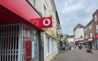 The Vodafone store in Devizes