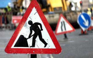 There are roadworks on the A4 at Calne