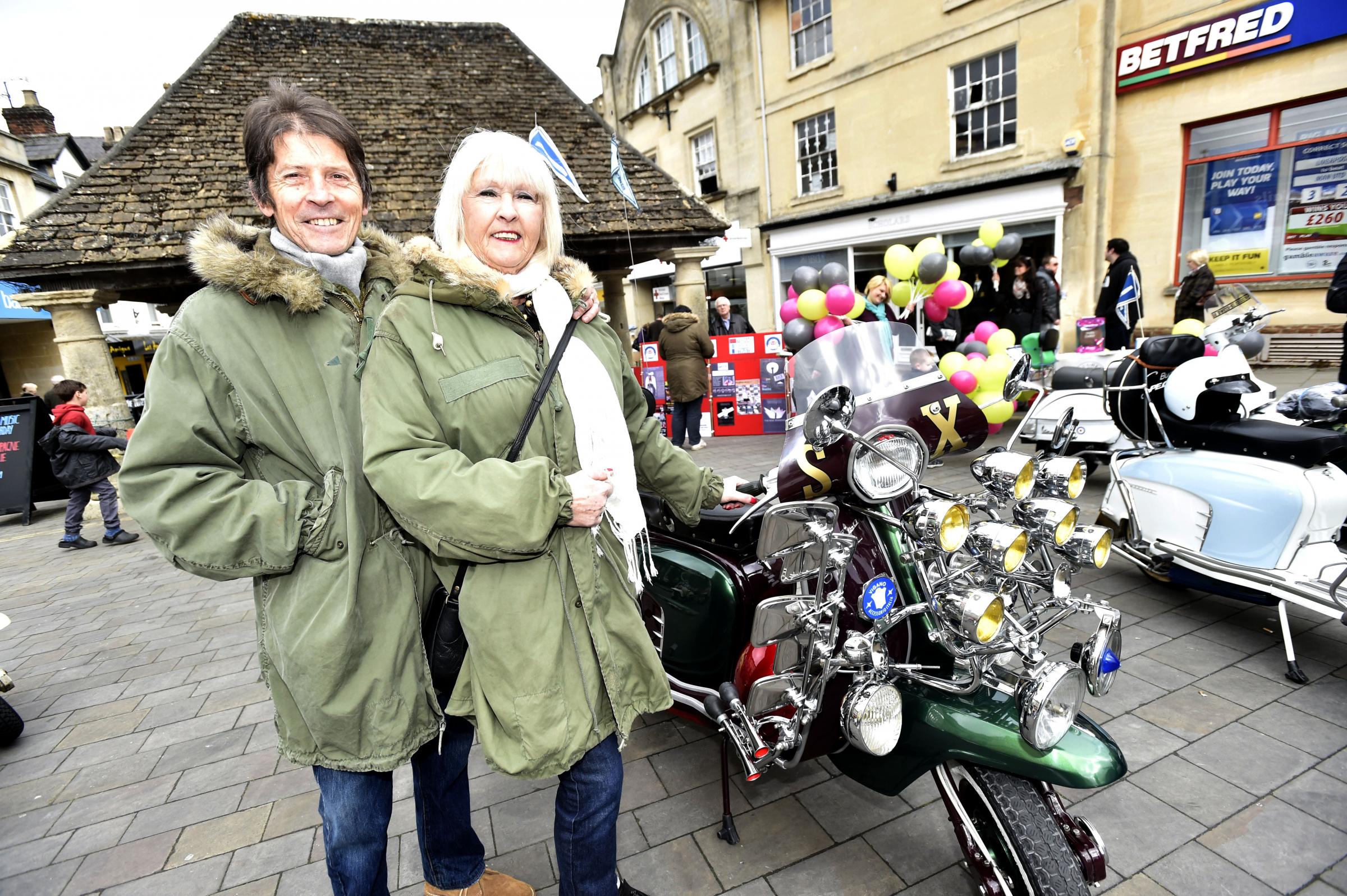 Scooters ride out to promote Teenage Cancer Trust's March of the Mods